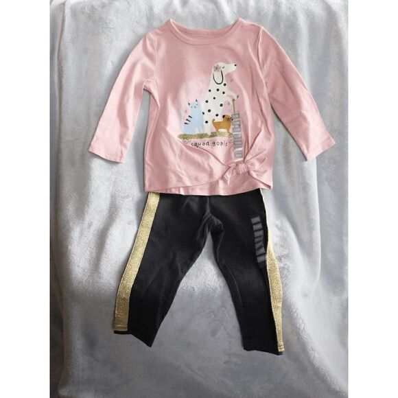 NWOT Oshkosh 12M Coat, Shirt and Leggings Set - Picture 9 of 14